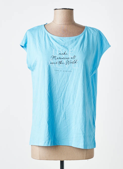 T-shirt bleu STREET ONE femme
