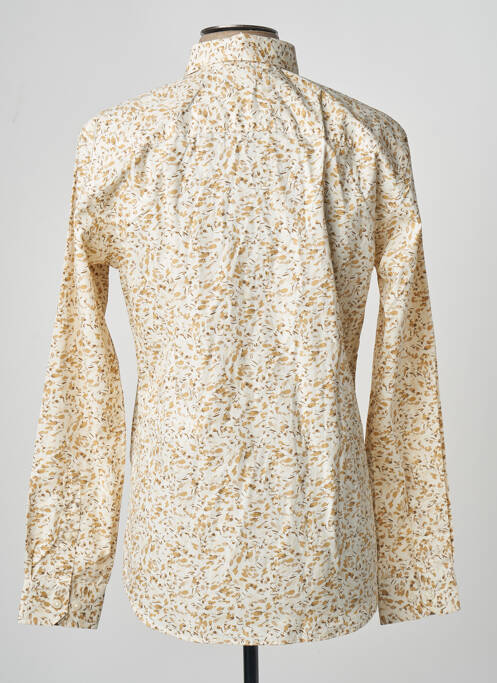 Chemise manches longues marron JACK & JONES homme