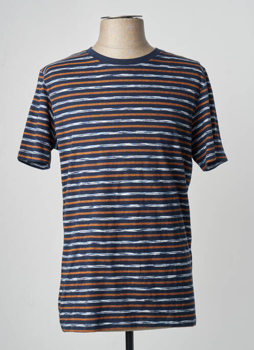 T-shirt bleu JACK & JONES homme