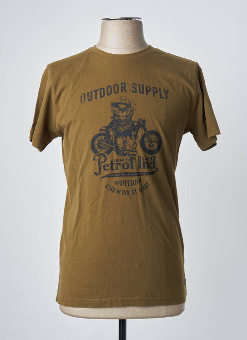 T-shirt vert PETROL INDUSTRIES homme
