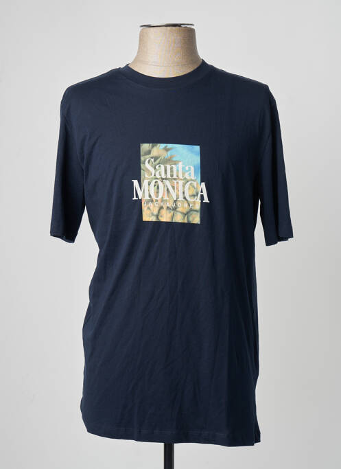 T-shirt bleu JACK & JONES homme
