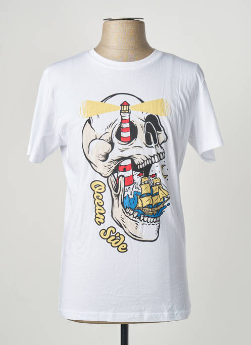 T-shirt blanc JACK & JONES homme