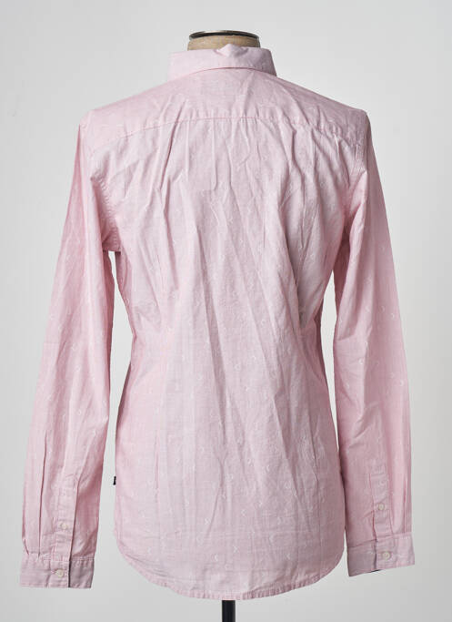 Chemise manches longues rouge TOM TAILOR homme