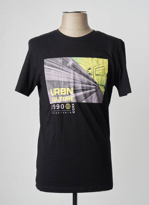 T-shirt noir JACK & JONES homme