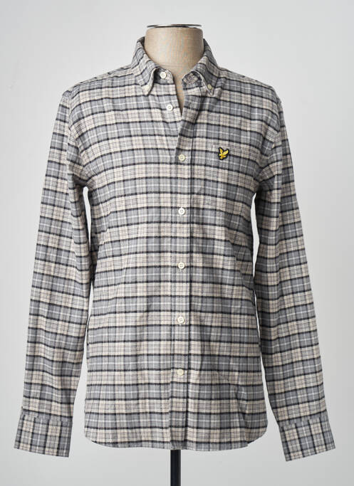 Chemise manches longues gris LYLE & SCOTT homme