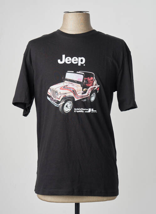 T-shirt noir JACK & JONES homme