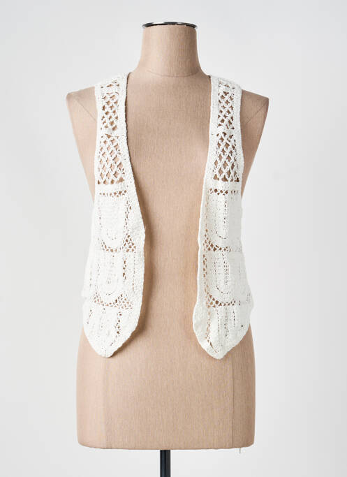 Gilet sans manche blanc SUBDUED femme