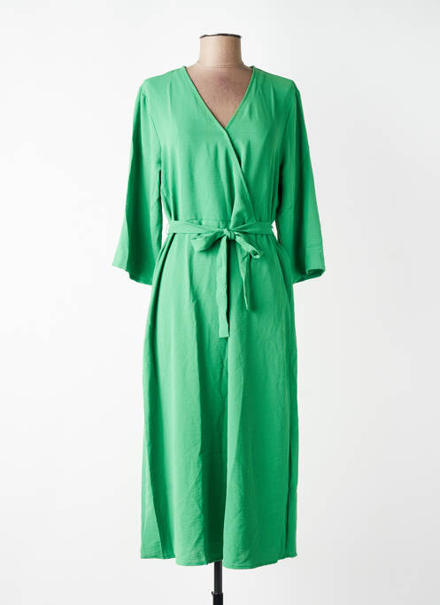 Robe longue vert JACQUELINE DE YONG femme