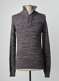 Pull noir PETROL INDUSTRIES homme