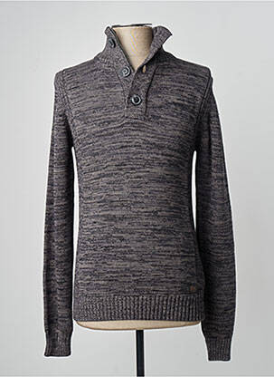 Pull noir PETROL INDUSTRIES homme