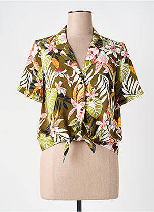 Chemisier vert ONLY femme