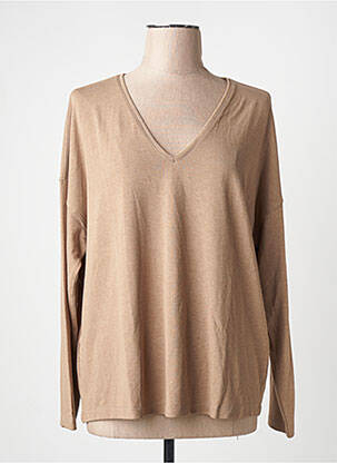 Top marron MANGO femme
