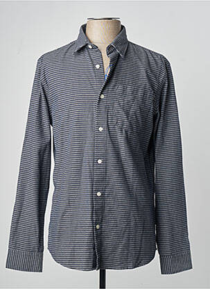 Chemise manches longues bleu JACK & JONES homme