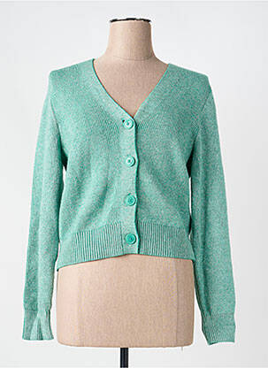 Gilet manches longues vert VILA femme