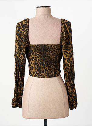 Top marron MANGO femme