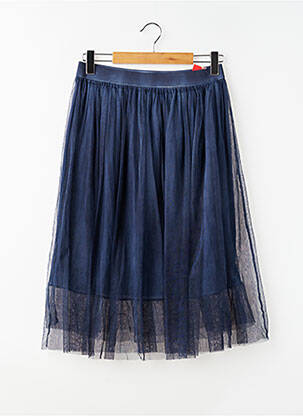 Jupe longue bleu MORE & MORE femme