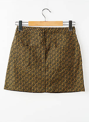 Jupe courte marron MANGO femme