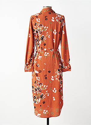 Robe longue marron VERO MODA femme