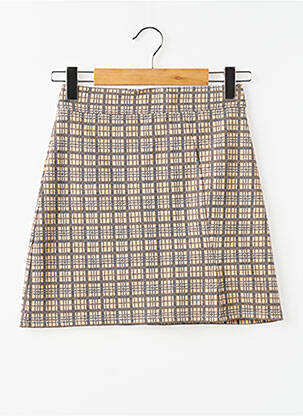 Jupe courte beige CEMI femme