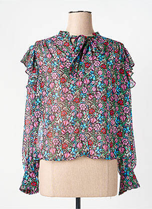 Chemisier noir MANGO femme