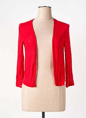 Gilet manches longues rouge STREET ONE femme