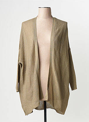 Gilet manches longues vert MANGO femme