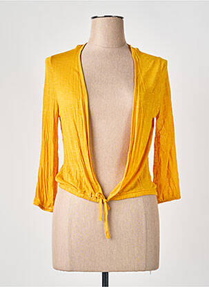 Gilet manches longues jaune STREET ONE femme