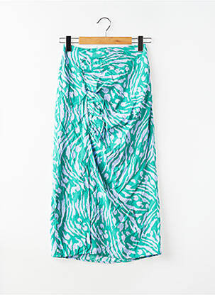 Jupe mi-longue vert VILA femme