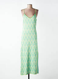Robe longue vert MANGO femme