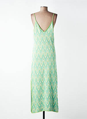 Robe longue vert MANGO femme
