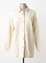Manteau court beige NOISY MAY femme