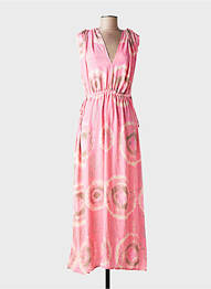 Robe courte rose GOLD & SILVER femme