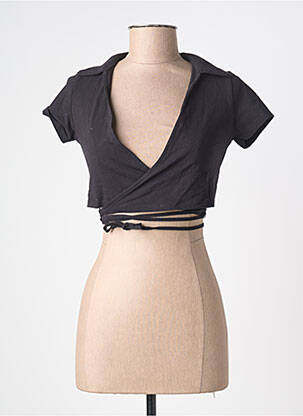 Crop top noir TALLY WEIJL femme