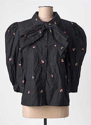 Chemisier noir OBJECT femme