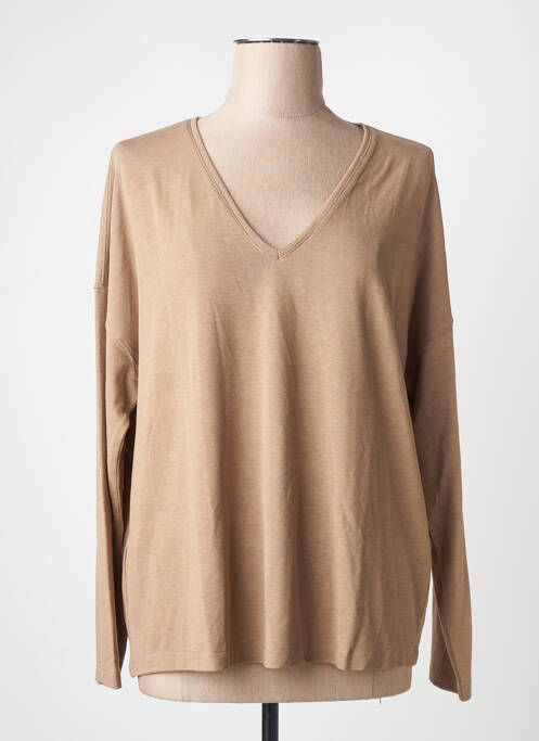 Top marron MANGO femme