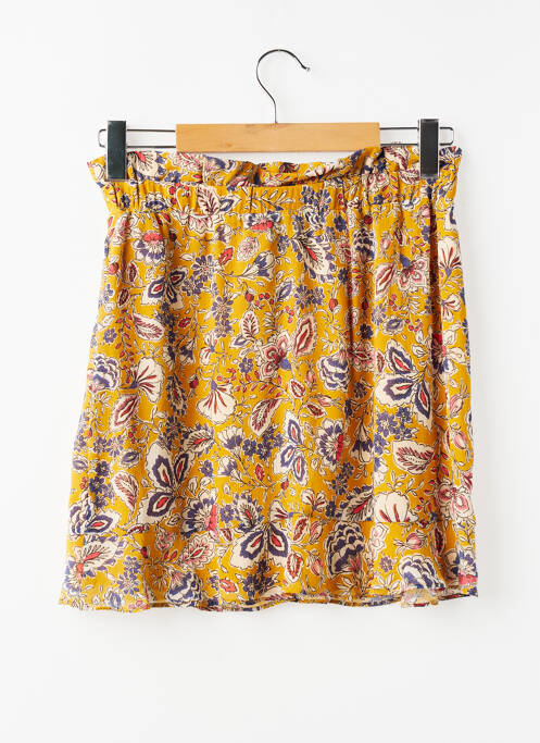 Jupe courte jaune NAF NAF femme