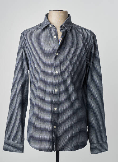 Chemise manches longues bleu JACK & JONES homme