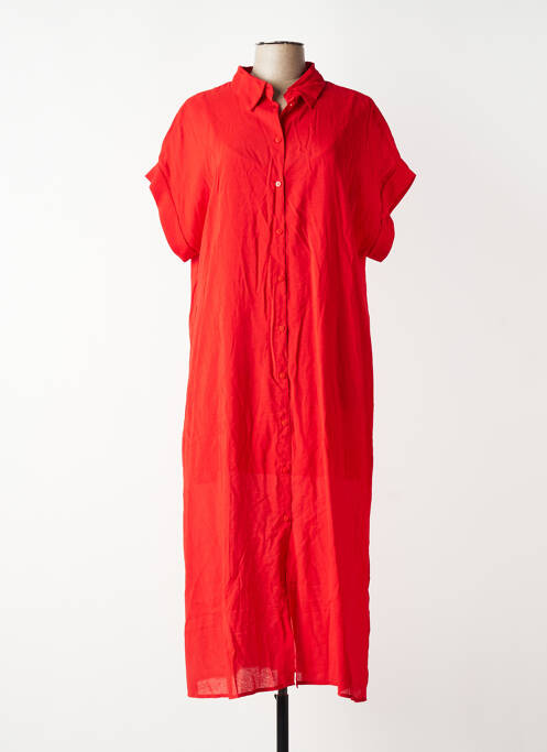 Robe longue rouge MANGO femme