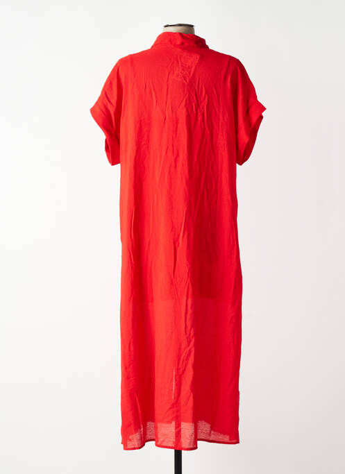 Robe longue rouge MANGO femme