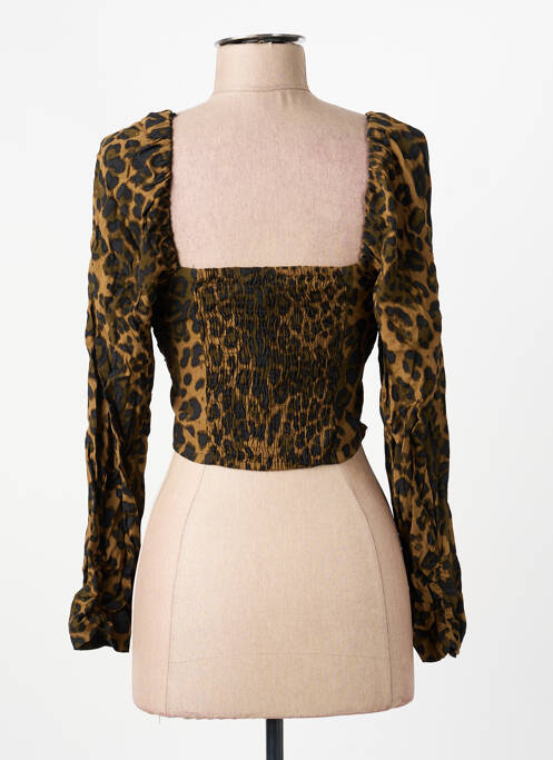 Top marron MANGO femme