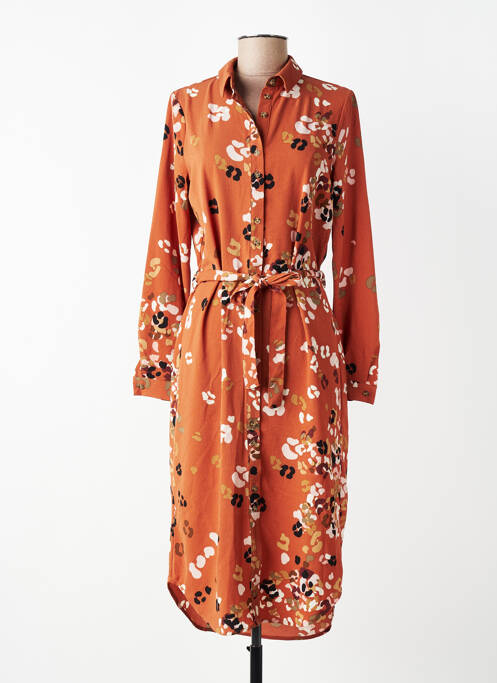 Robe longue marron VERO MODA femme