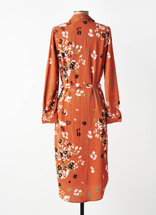 Robe longue marron VERO MODA femme