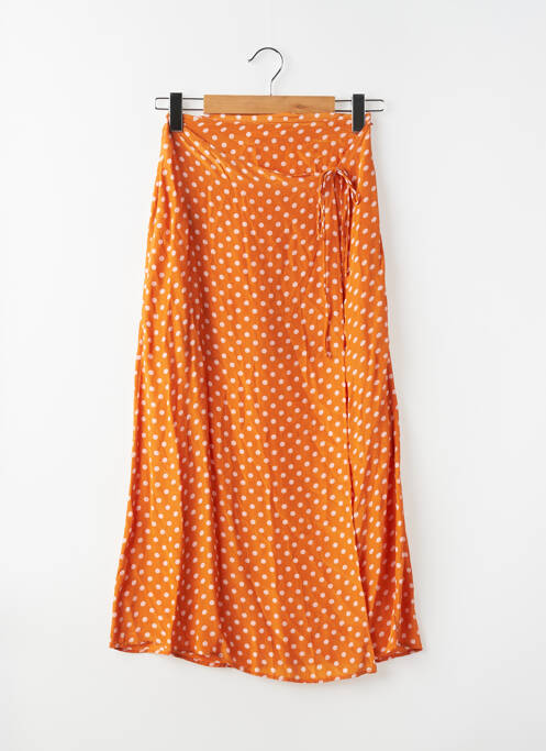 Jupe longue orange MANGO femme