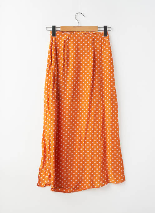 Jupe longue orange MANGO femme