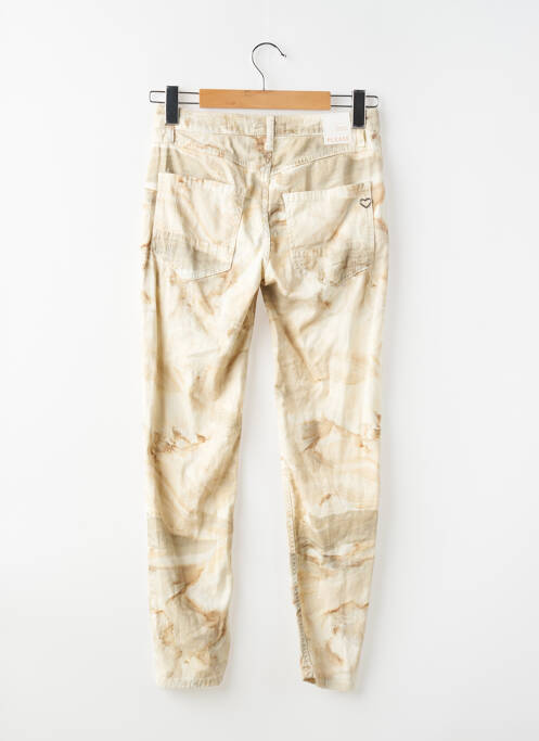 Jeans coupe slim beige PLEASE femme