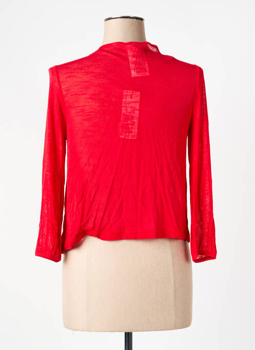 Gilet manches longues rouge STREET ONE femme