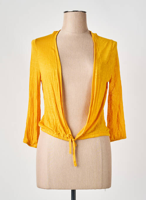 Gilet manches longues jaune STREET ONE femme