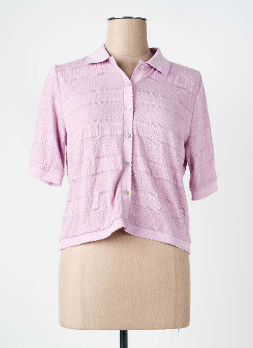 Polo violet GARCIA femme