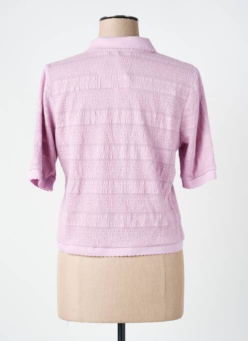 Polo violet GARCIA femme