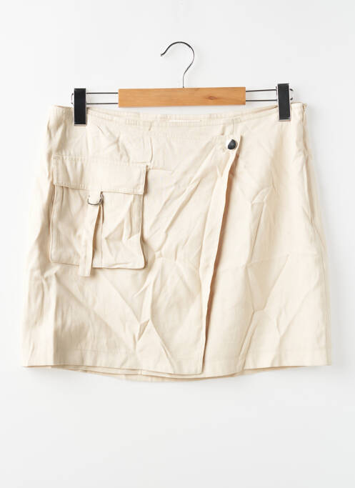 Jupe courte beige ONLY femme